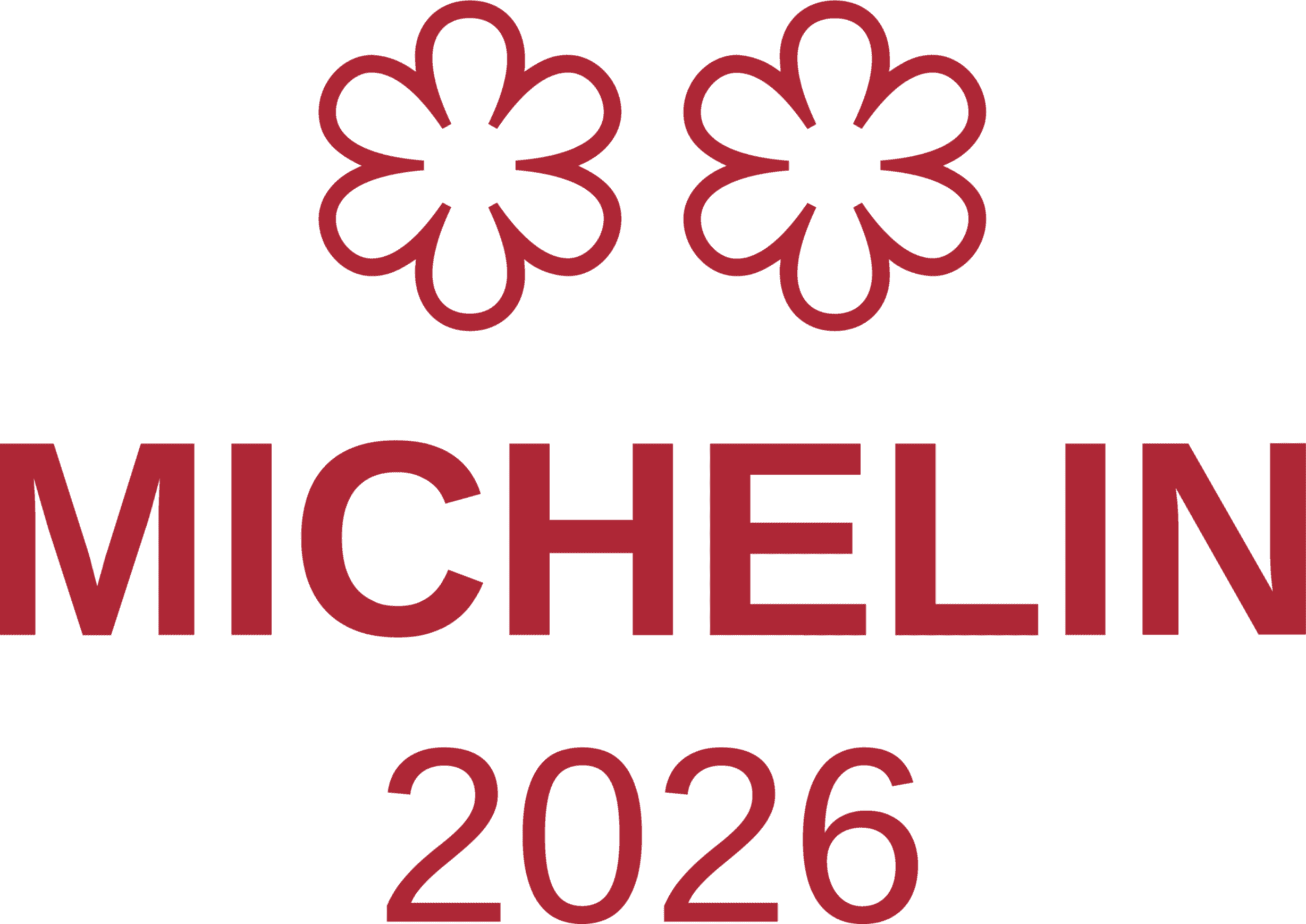 2 MICHELIN Stars 2026 Vertical Red