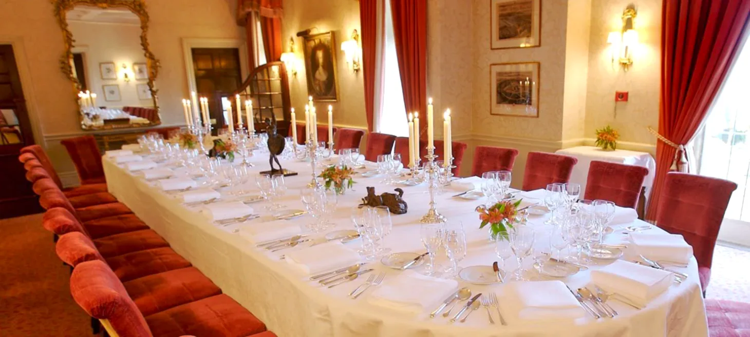 Hambleton Hall Dining Room Party Table