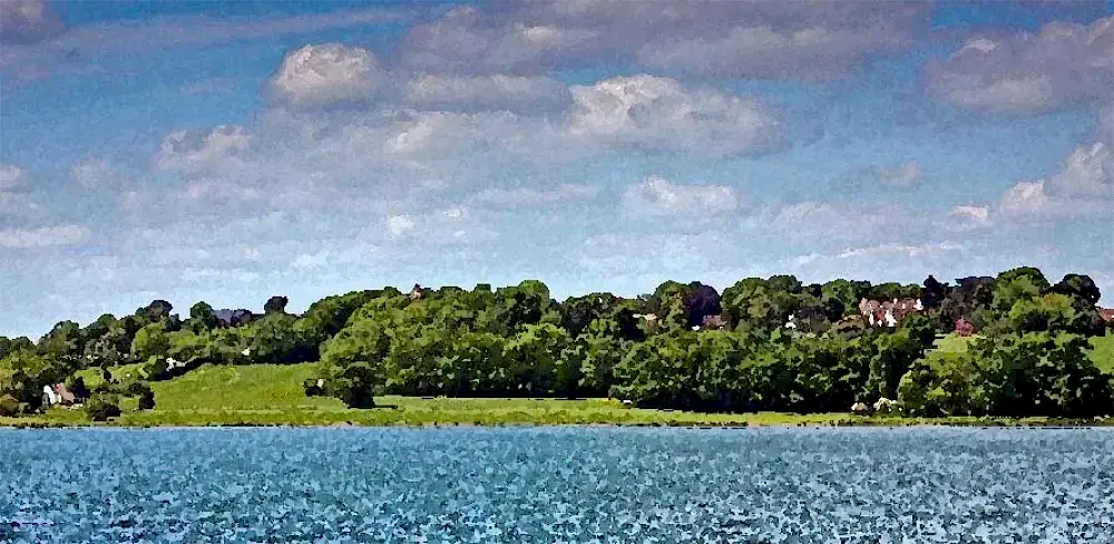 hambleton-hall-history-painting-rutland-water-and-forest Hambleton Hall History Painting Rutland Water And Forest