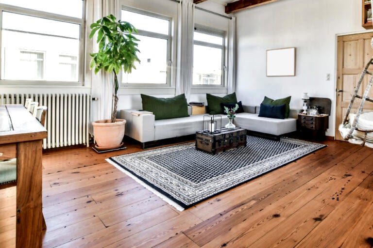 The living room of a modern apartment